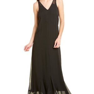 NWT All Saints Cleo Black Long Dress